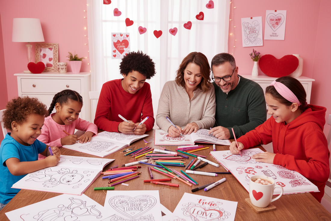Heartwarming Valentine’s Day Coloring Activities for Every Age