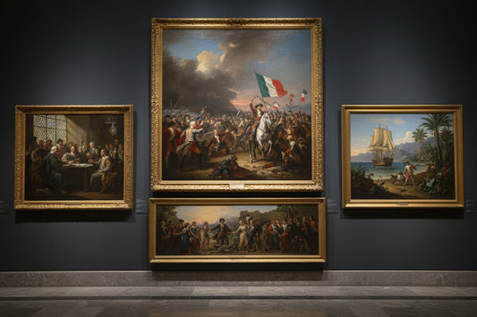 Historical Moments Captured in Art: Iconic Events on Canvas
