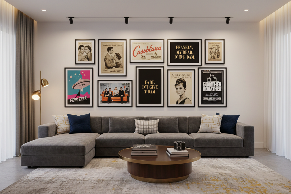 Hollywood at Home: Wall Art Ideas from Iconic TV and Film Moments