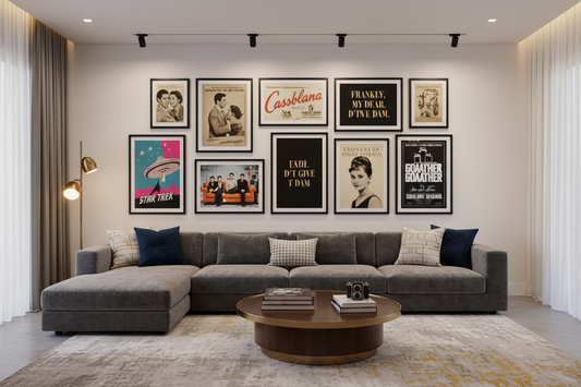 Hollywood at Home: Wall Art Ideas from Iconic TV and Film Moments