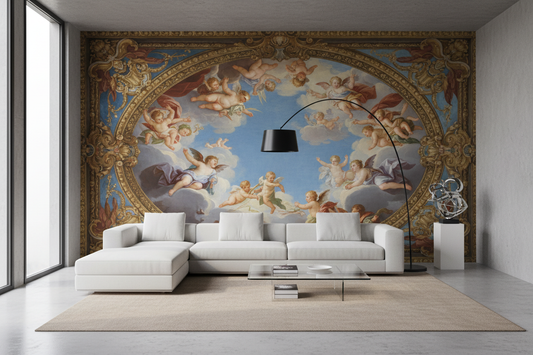 How Classical Mural-Style Prints Are Bringing the Renaissance into Modern Spaces