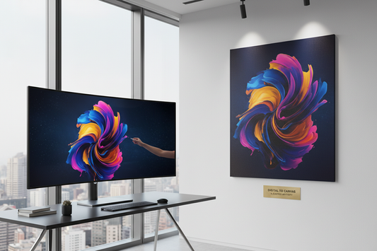 How Digital Art Beautifully Elevates Canvas Prints to New Heights
