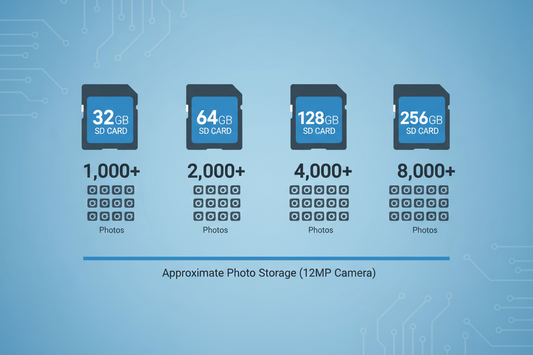 How Many Photos Can You Store on a 32GB, 64GB, 128GB, or 256GB Memory Card?