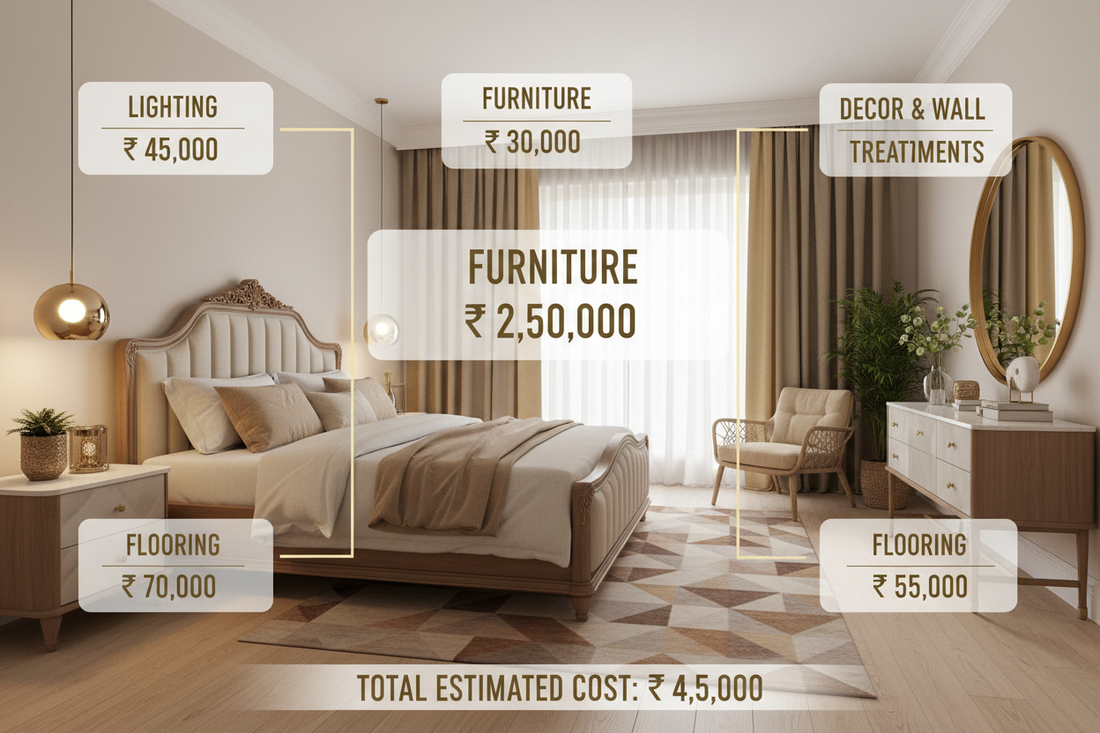 How Much Does It Cost to Design a Bedroom in India? Here’s the Breakdown
