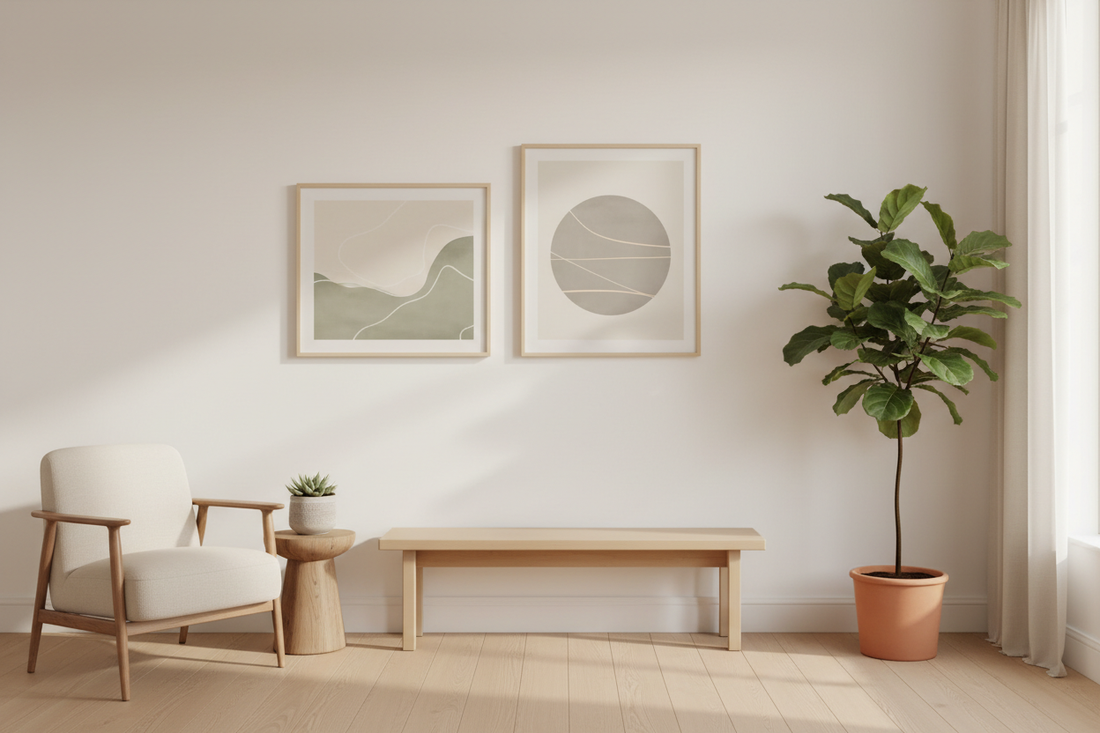 How to Choose and Place Minimalist Wall Art for Serenity