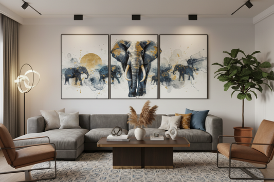 How to Choose the Perfect Elephant Canvas Prints for Your Living Room