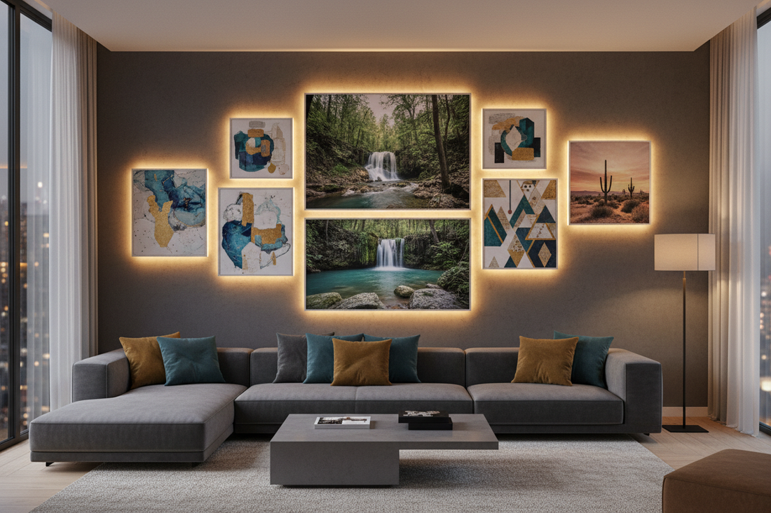 How to Combine Canvas Prints with LED Backlighting for a Stunning Effect