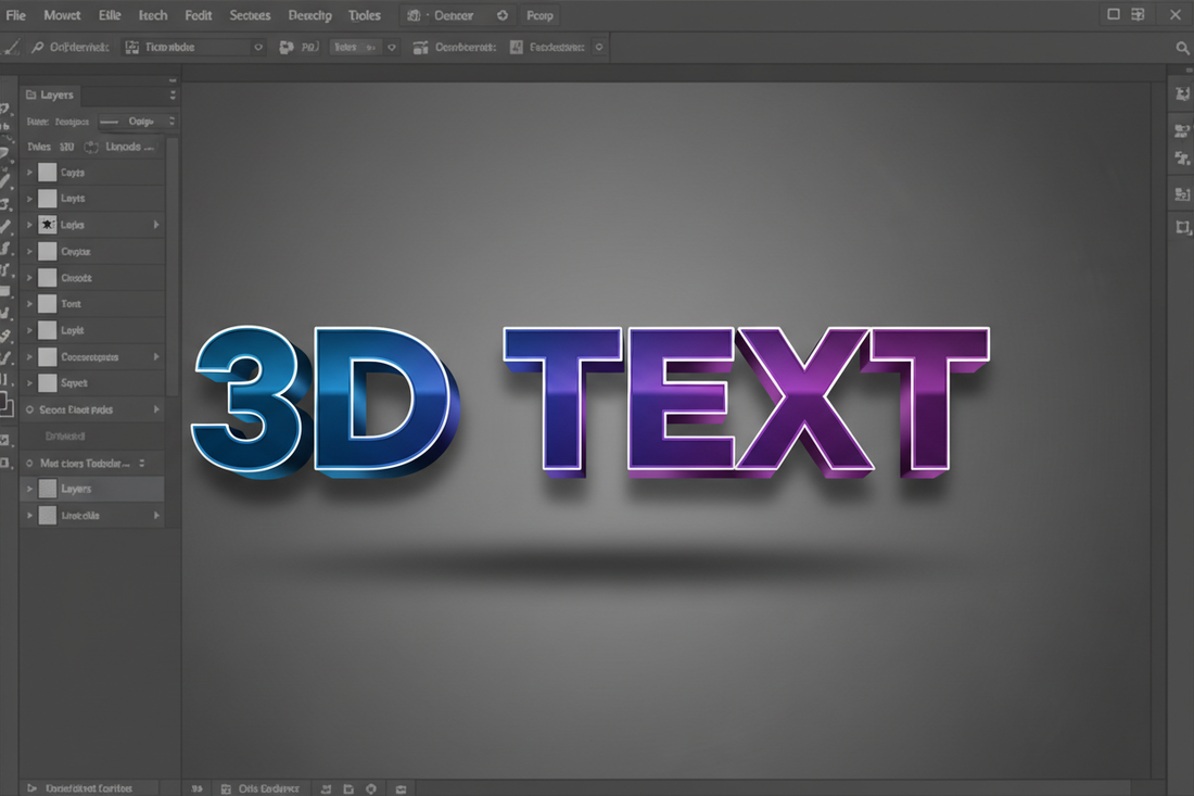 How to Create 3D Text in Photoshop: A Comprehensive Step-by-Step Tutorial