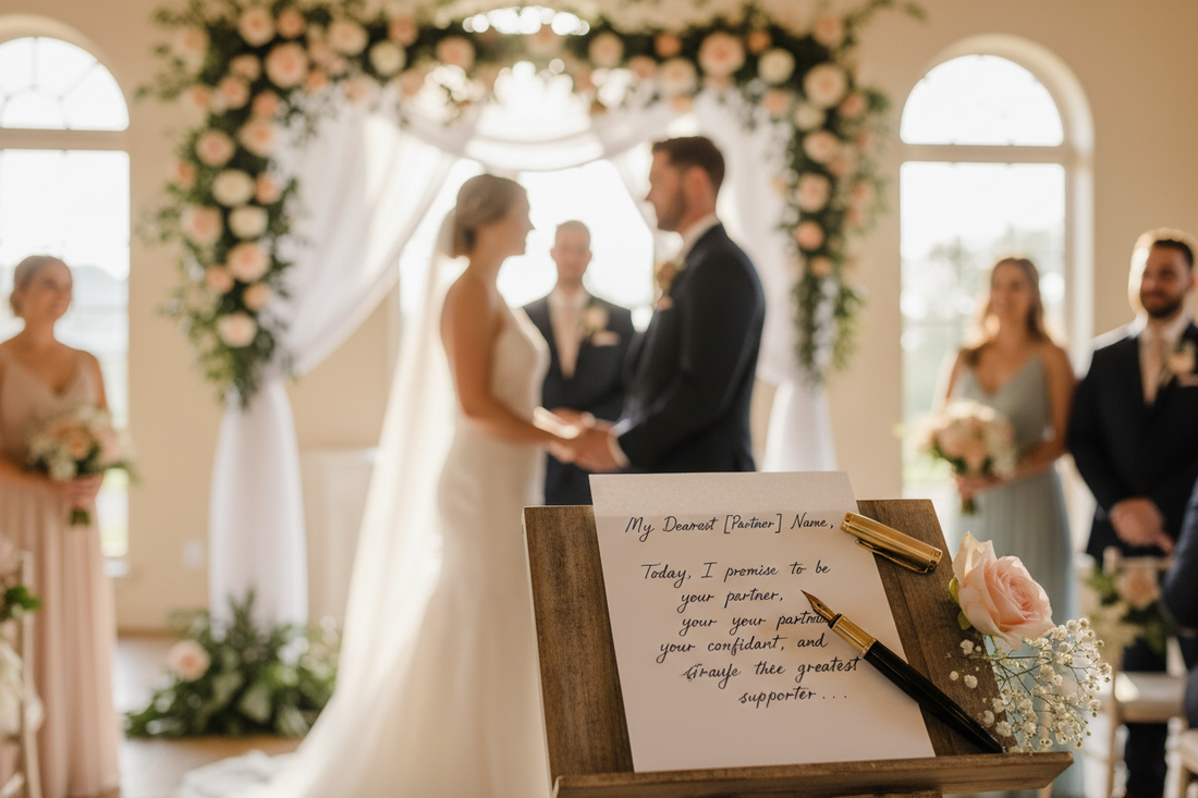How to Create Personal and Meaningful Wedding Vows