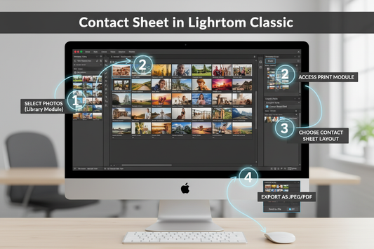 How to Make a Contact Sheet in Lightroom Classic (Simple 4-Step Guide)