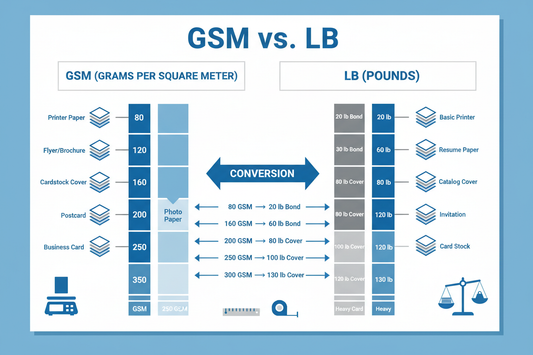 How to Measure Paper Weight Like a Pro: GSM vs. lb Explained
