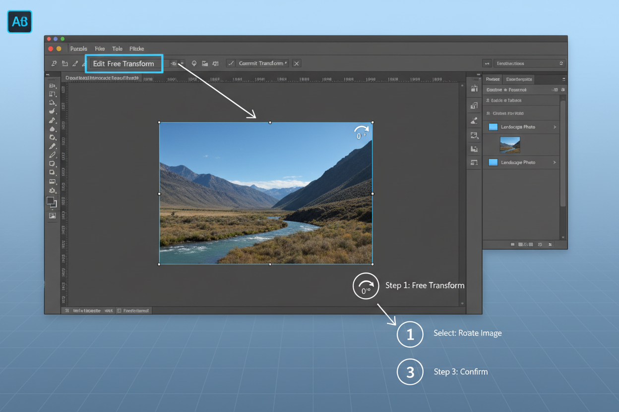 How to Rotate an Image in Photoshop: A Complete Step-by-Step Guide ...