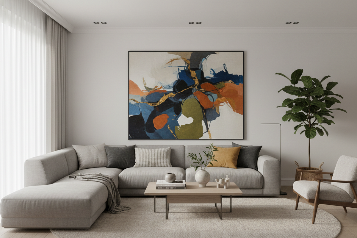 How to Select the Perfect Large Wall Art for Your Living Room