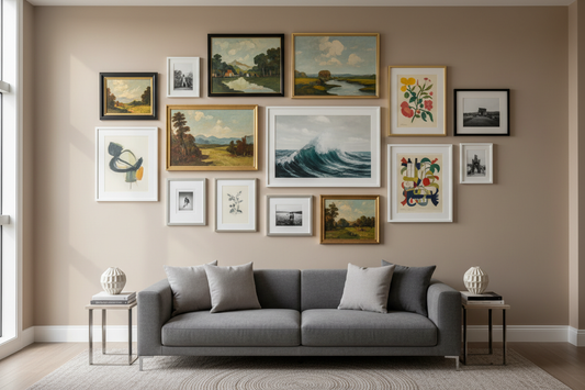 How to Select the Perfect Picture Frame Color for Your Wall Art