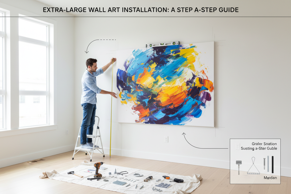 How to Set Up Your New Extra-Large Wall Art