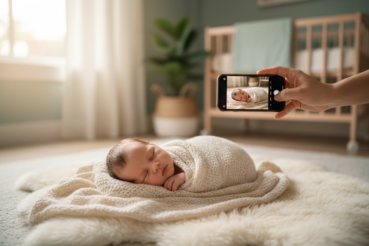 How to Take Stunning Newborn Photos at Home Using Your Smartphone