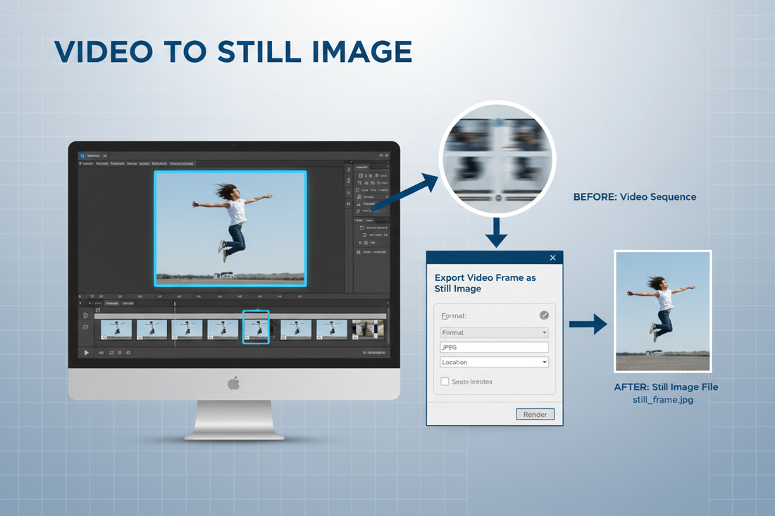 How to Turn Video Frames Into Still Images Using Photoshop