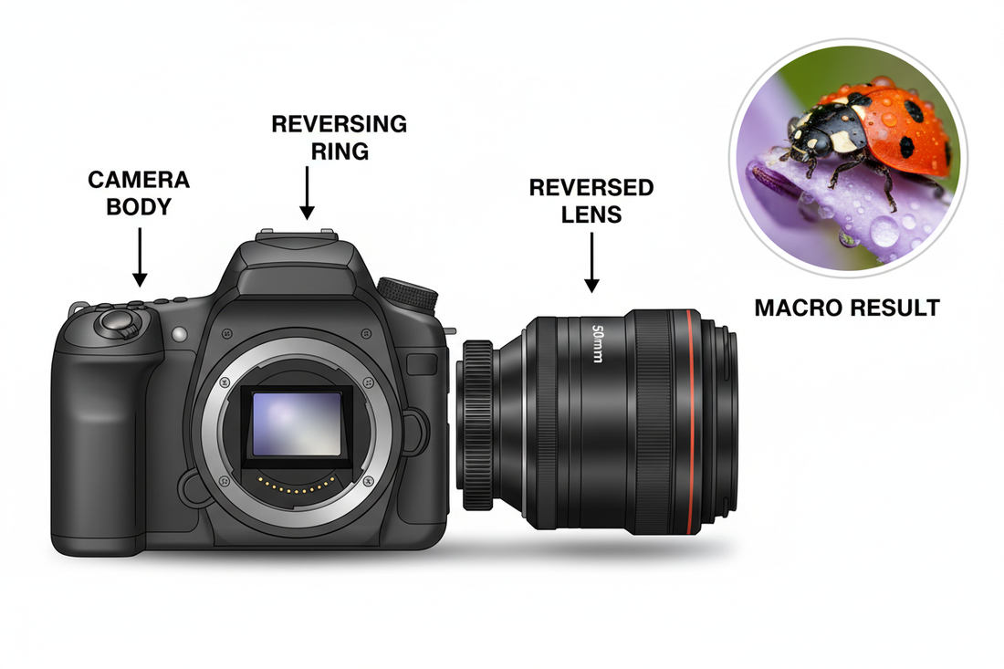 How to Utilize Lens Reversing Rings for Macro Photography