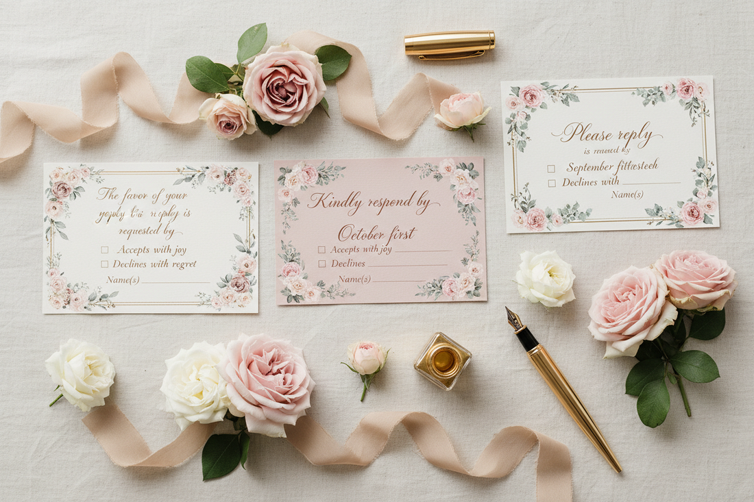 How to Word Your Wedding RSVP Cards: Ideas & Samples