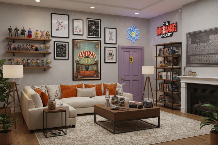 Iconic TV Show Decor: Creative Ways to Display Friends and Big Bang Th ...
