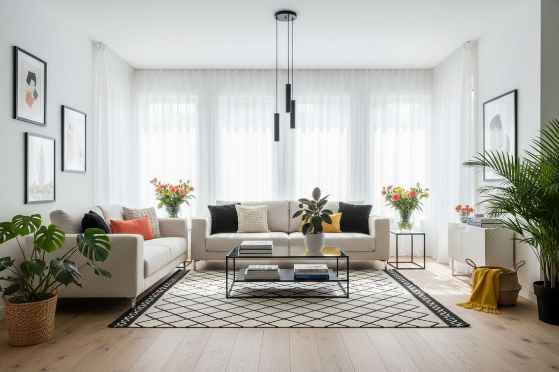 Incorporating Black into Bright Summer Interiors