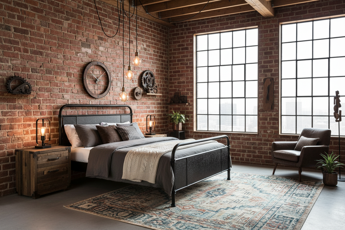Industrial Bedroom Inspiration: 7 Designs to Elevate Your Home