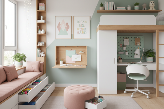 Ingenious Strategies: 7 Creative Methods to Seamlessly Blend Children's Study Areas with Bedroom Spaces