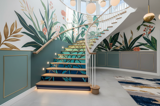 Innovative Staircase Painting Designs to Elevate Your Interiors