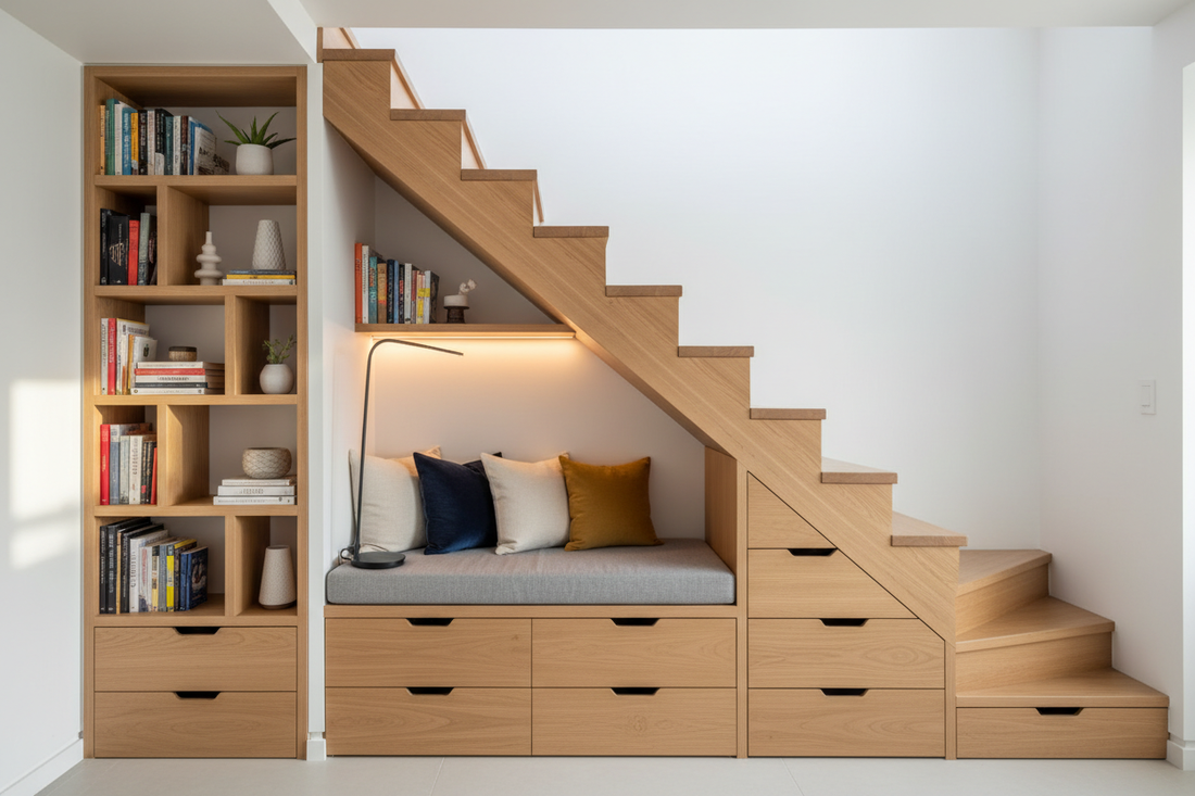 Innovative Under Stairs Transformations That Add Value to Small Spaces ...