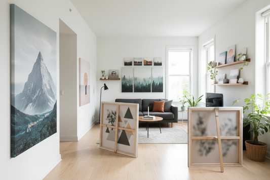 Innovative Uses of Canvas Prints in Small Spaces