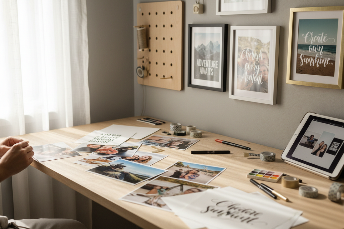 Inspirational Quotes with Your Photos: A DIY Project