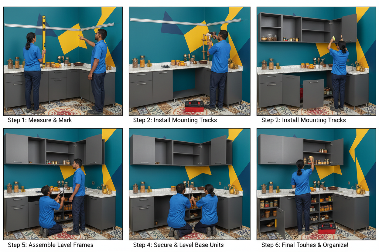 Installing Metal Kitchen Cabinets: A Step-by-Step Guide for Indian Hom ...