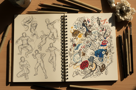 Kazland’s Sketchbook Secrets: Embracing Spontaneity and Freedom in Art