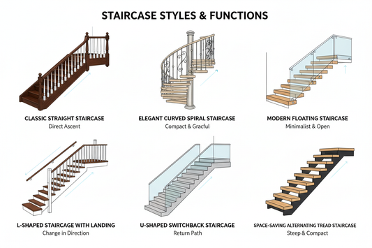 Know Your Staircases: Styles, Designs, and Functions
