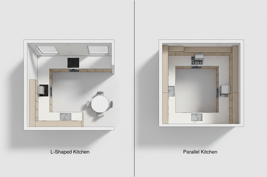 L-Shaped vs Parallel Kitchens – Pros, Cons, and Which to Pick