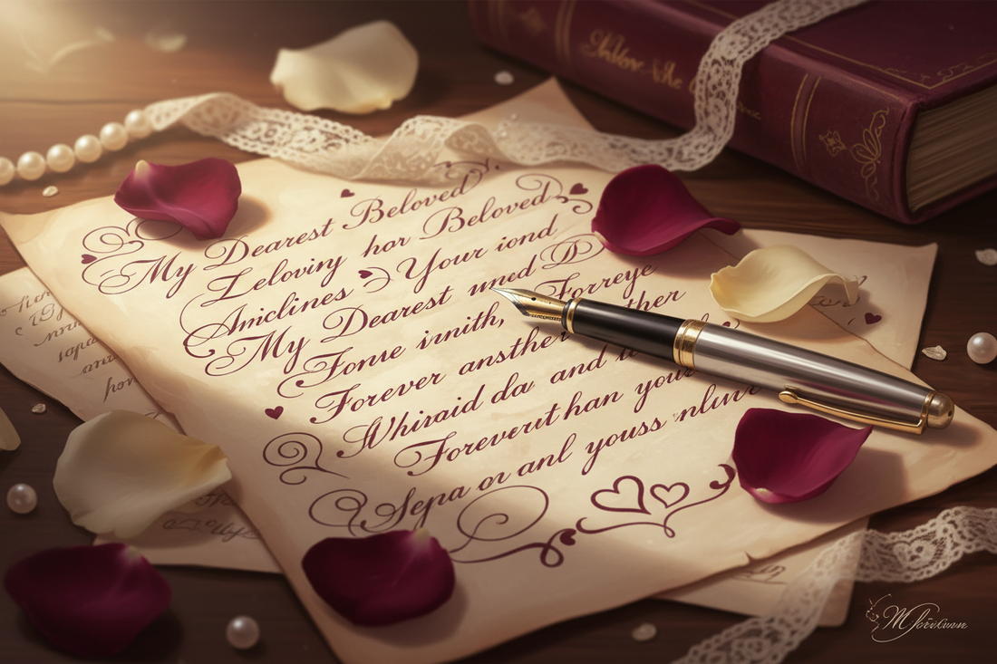 Letters of the Heart: Romantic Sentiments for Him and Her