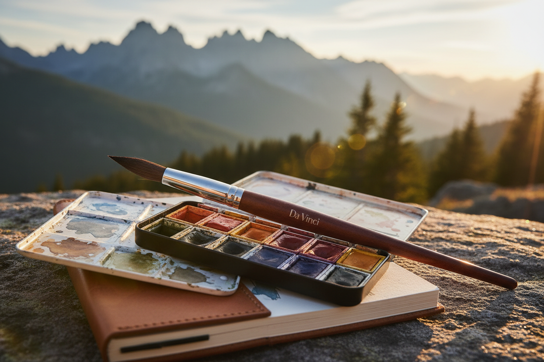 Light, Compact, and Ready for Adventure: The Da Vinci Brush for Watercolor Artists on the Go