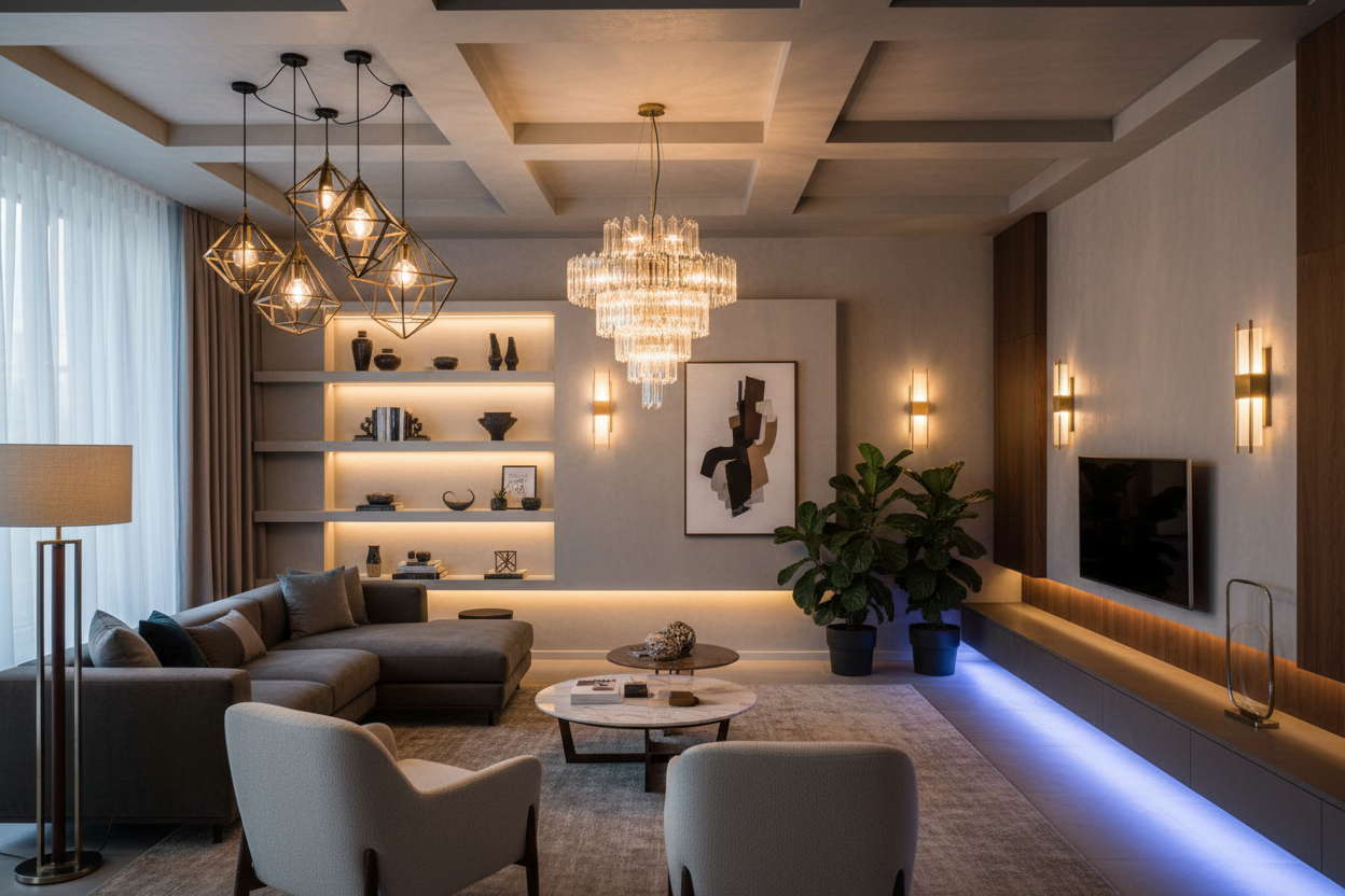 Lighting That Wows: Creative Ideas for Your Living Room – Wallpics