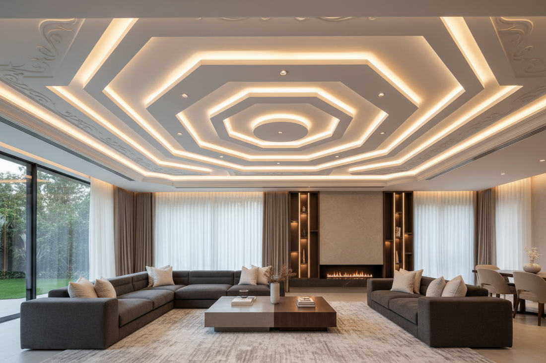 Living Room POP Designs That Instantly Transform Your Home Aesthetics