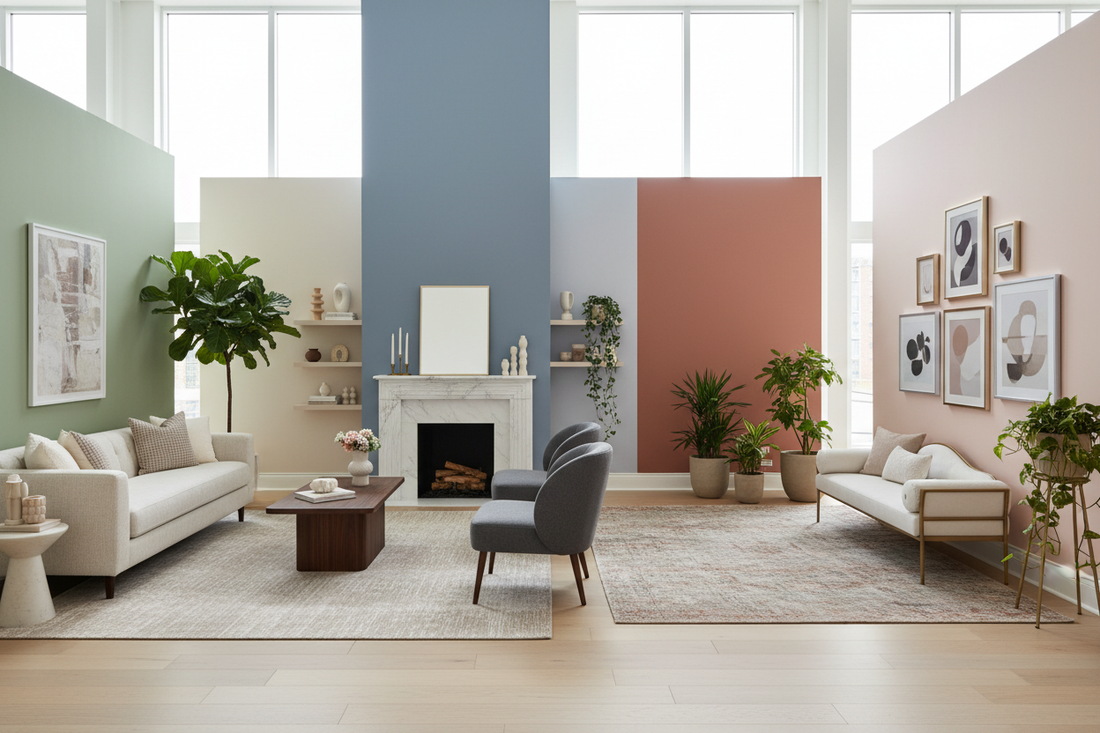 Living Room Wall Colours That Work Together Beautifully