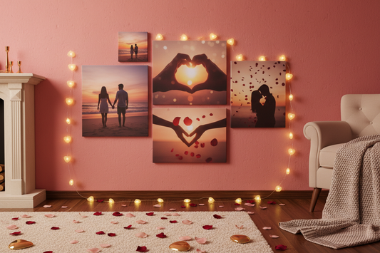 Love on Display: Turn Special Moments into Valentine’s canvas Art