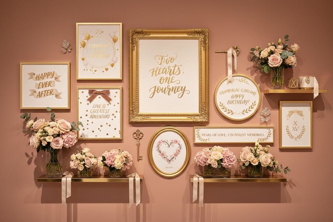 Love on Display: Unveiling Artistic Messages for Weddings, Birthdays & Anniversaries