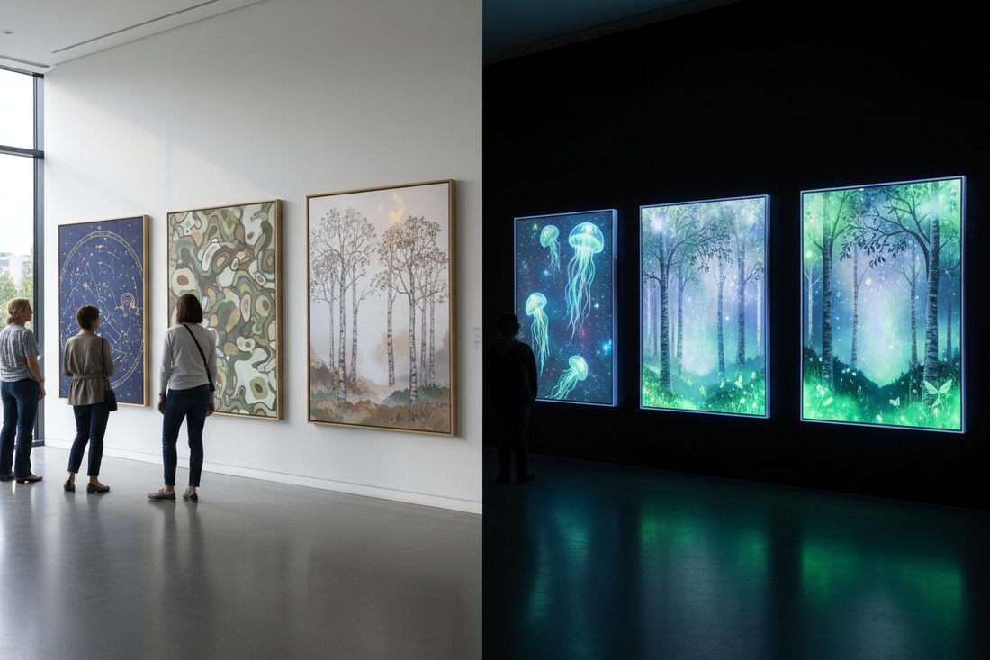 Luminous Art: Exploring Glow-in-the-Dark Canvas Prints