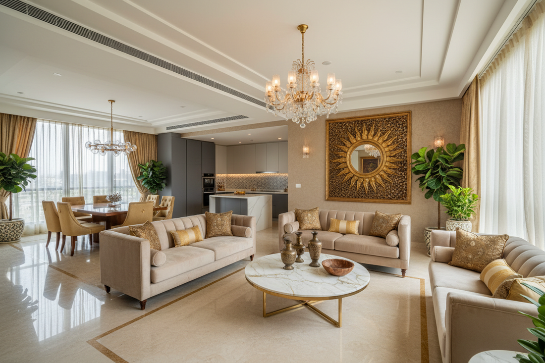 Luxurious 3BHK Interiors in Bengaluru