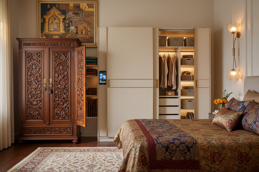 Luxury and Practicality: Almirah Designs for Every Indian Bedroom