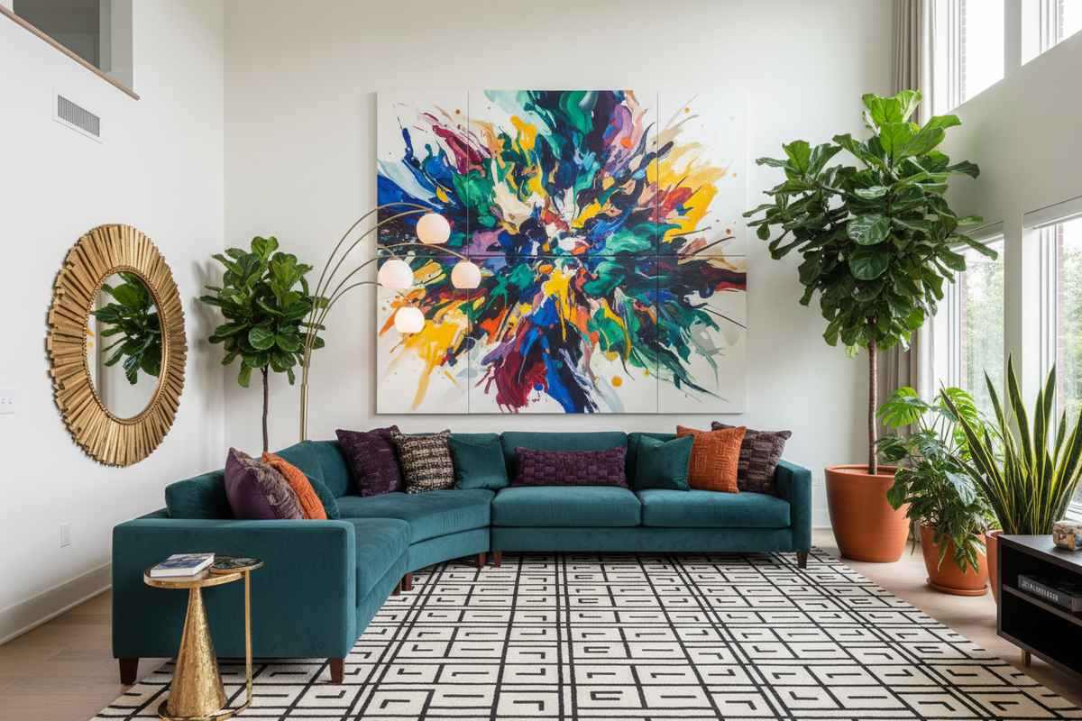 Make a Bold Statement with Large Home Décor Trends for 2025