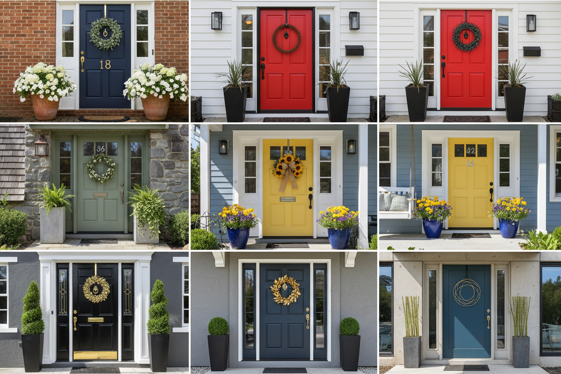 Make a Lasting Impression: Stunning Front Door Paint Colour Ideas for Your Home