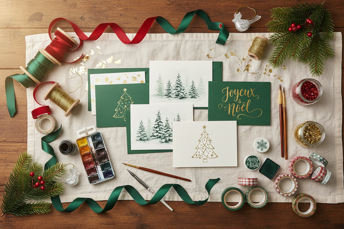Make Stunning Christmas Cards Easily at Home