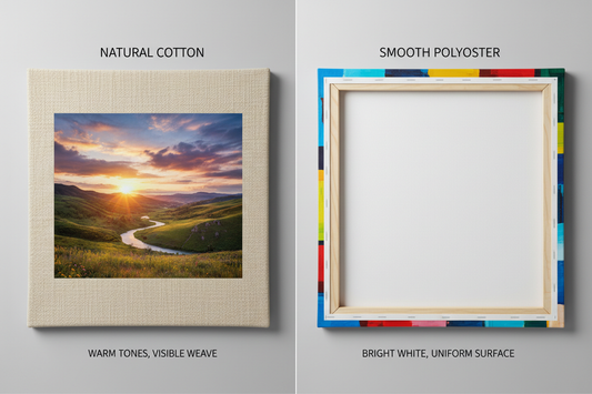 Making the Right Choice: Cotton vs. Polyester Canvas for Digital Printing