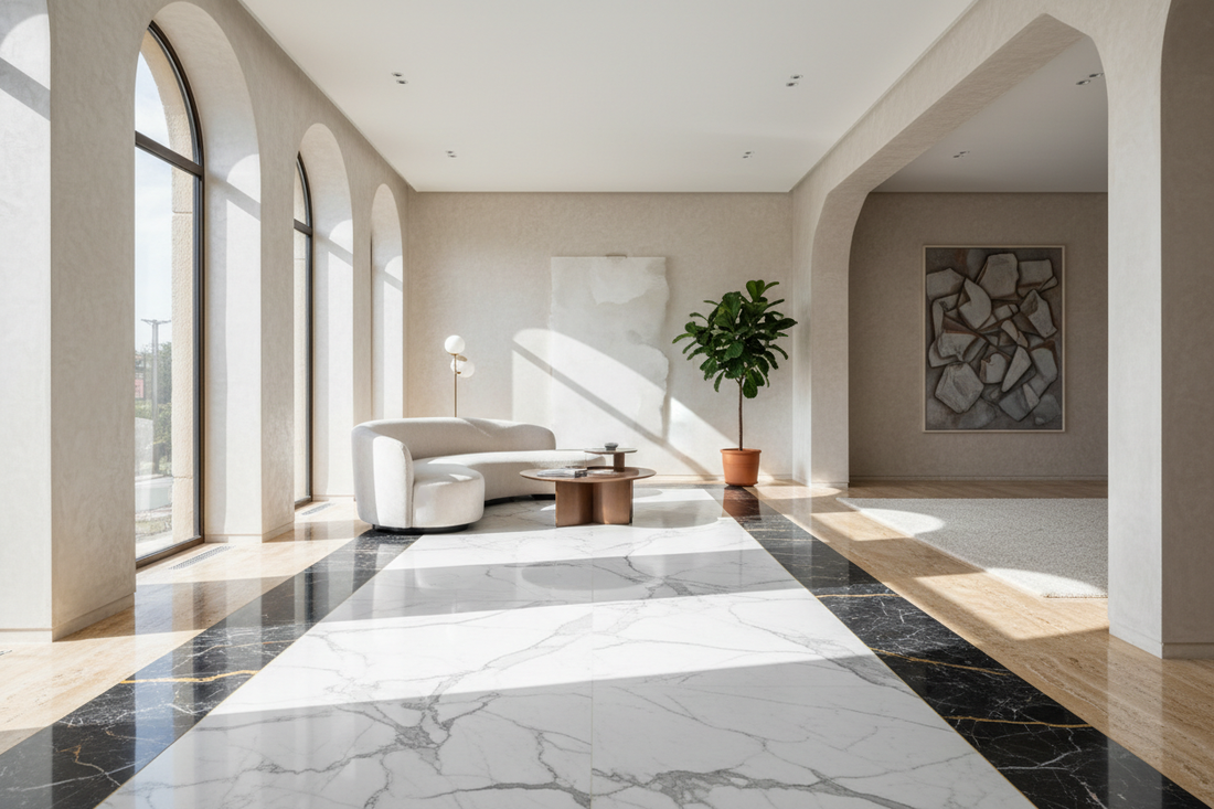 Marble Flooring 101: Types, Aesthetics, and Practical Considerations